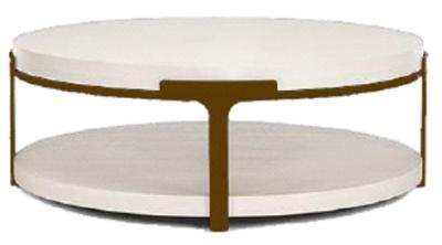 중국 5 스타 호텔을 위한 현대 대리석 재질 하얀 라운드 커피 테이블 120*70*45cm 판매용