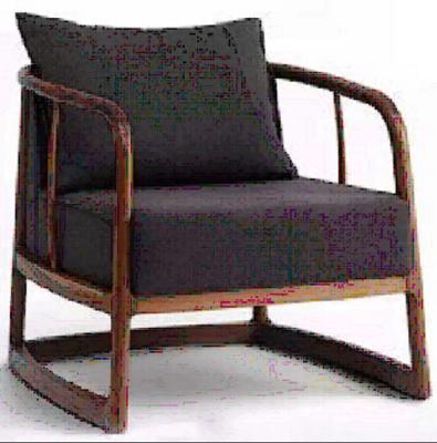 China Customized Modern Classic Fabric Armchairs For Living Room 60*63*75cm Anti Scratch for sale