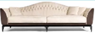 China Habitación ergonómica elegante Sofa White Couch Living Room beige del salón Wearproof en venta