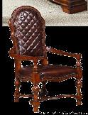 Chine Abrasion ISO14001 de meubles européens traditionnels de style de fauteuil anti à vendre
