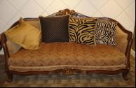 China mobília europeia Sofa Set Abrasive Resist do estilo de 220*95*110cm à venda