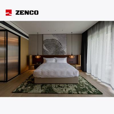 Китай Набор мебели в гостиничной спальне в современном стиле, набор мебели из массивного дерева продается