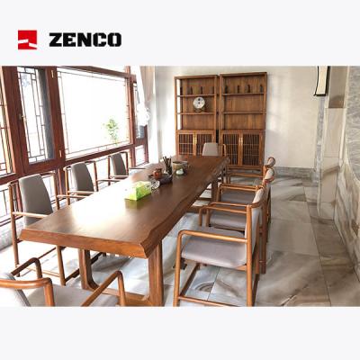 China Solid Wood Chinese Style Furniture Set with Tea Table Chairs and Cabinets for sale