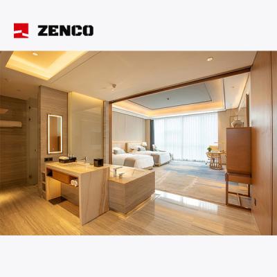 China El conjunto de muebles de dormitorio de hotel de estilo lujoso ligero, tamaño 1500*2000*300 en venta