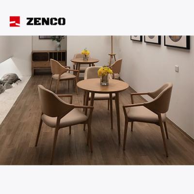 China Moderne solide houten meubels met salontafel en stoel Te koop