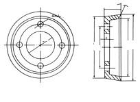China Bowl shape circular knife for nonwoven industry for sale