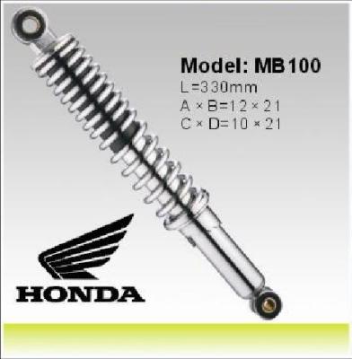 China Honda MB100 Motorcycle Shock Absorber 330mm Motor Shocks , Motorcycle Spare Parts for sale