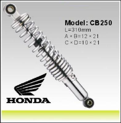 China El amortiguador de choque de la motocicleta de Honda Cb250, parte posterior del Brasil Cb250 choca choques del motor de los 310MM en venta