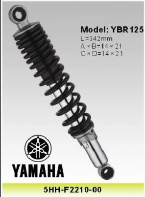 China Yamaha Ybr125 Motorcycle Shock Absorber , Brazil Yamaha Motor Parts , 342mm Shocks 5HH-F2210-00 for sale