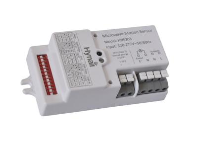 China 120-277v Input Microwave Motion Sensor Module Switch 1-10v Dimmable HNS203 for sale