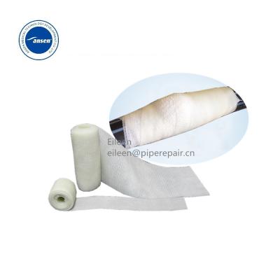 China 10cm x 360cm water activated fiberglass fix pipe repair bandage Fiberglass Wrap tape OEM Packing for sale