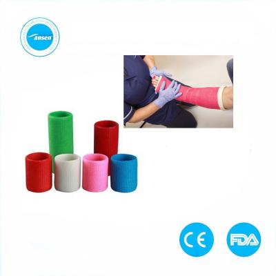 China Fiberglass Material Fiber Casting Tape  Orthopedic Synthetic Fiber Cast Arm Leg Bandages for sale
