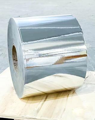 China Etiqueta de rollo jumbo adhesivo PET BOPP transparente 50μ espesor de superficie vidrio en venta