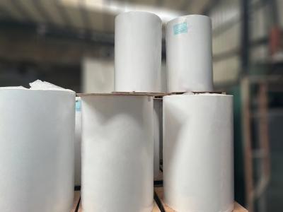 China Rolo de papel revestido com cola de fusão a quente 80 u espessura da face à venda