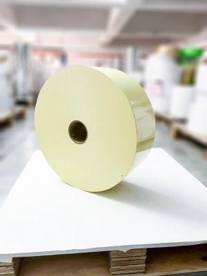 China Scratch Proof  Jumbo Roll Paper , Clear Water Resistant Labels 50u Surface Thickness for sale