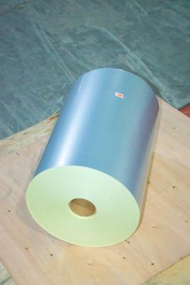 China Papel adhesivo autoadhesivo de plata mate PET Rollo de papel adhesivo de superficie de espesor de aceite de 50 u en venta
