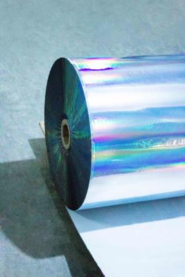 China Self Adhesive Holographic Paper Roll for sale