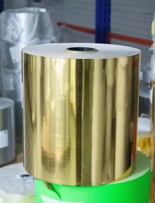 China Acrylic Glue Gold Paper Roll for sale