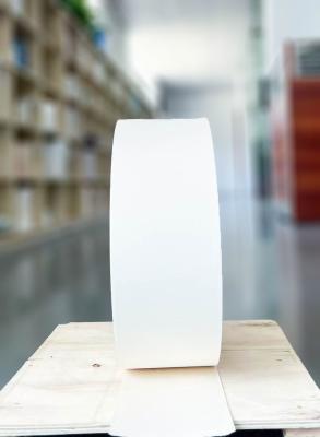 China Papel de impressão Jumbo Termal Branco Rolo de papel 90g Espessura de papel Resistente a arranhões à venda