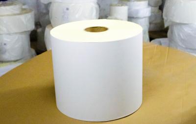 China Removable Glue Thermal Jumbo Roll , Release Liner Paper Roll 1000m Length for sale