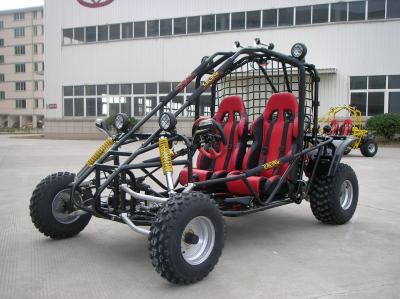 China 250CC rojo que compite con el cochecillo del kart para el adulto, coche de playa de la impulsión de eje de 2 asientos en venta