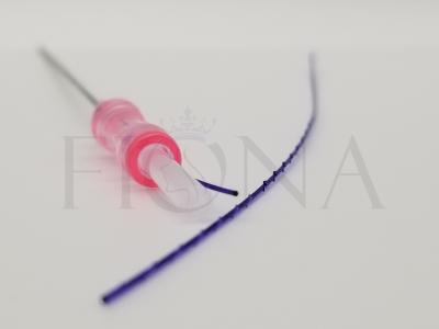 China Hilo de púas 18G absorbible 4D 6D del diente del moldeado de PDO para la elevación de cara aguda de V en venta