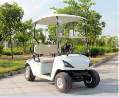 China White 2 Seater Electric Golf Cart Passenger Battery Operated Golf Trolley for sale