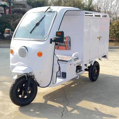 China Passenger Electric Delivery Tricycle Freight Lightweight Electric Delivery Trike Fast for sale