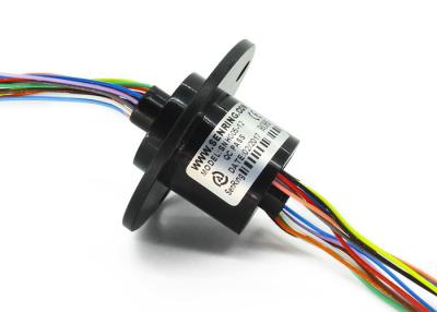 China 5mm Hole Size Mini Through Hole Precision Slip Ring 2-12circuits Signal For Each Wires Is 2A for sale