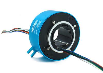 China 1200RPM Pneumatic Through Bore Slip Ring Hollow Shaft 38.1mm Medium Size for sale