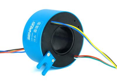 China 1000RPM Waterproof Miniature Slip Ring Hole 40mm for sale