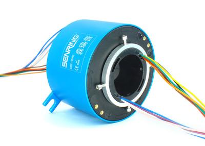 China Integrated Through Bore Slip Ring Hollow Shaft For RF Channels for sale