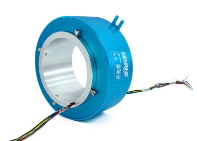 China OEM 150RPM Large Electrical Through Hole Slip Ring 4 Wire For Ceramic Machinery for sale