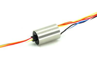 China OD 7.9mm Miniature 4 Wire -12 Wire Slip Ring Capsule Style for sale