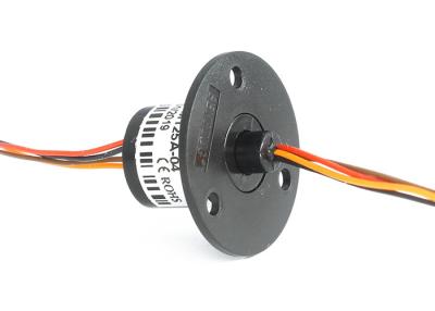 China 250rpm Conductive 6 Wire Capsule Slip Ring For Bomb Disposal Robot for sale