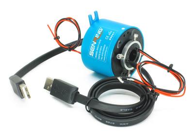 China Custom Industrial HDMI Signal Slip Ring Hole 12.7mm OD 86mm for sale