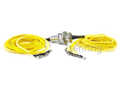 China Customized Fiber Optic Separate Coaxial Slip Ring 8 Channels for sale