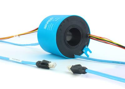 China High Speed Standard Separate Slip Ring 24 wire 100M/1000M Ethernet Signals for sale