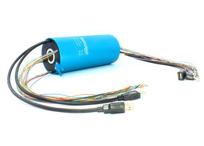 China Electrical Separate USB Slip Ring With Through Bore 25.4mm for sale