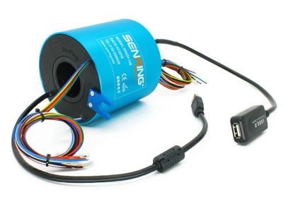 China Electrical Rotary 10E-11 USB Slip Ring Distributor RoHS Certificate for sale