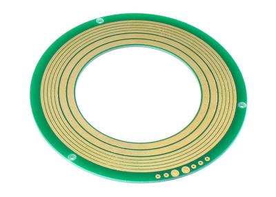 China Custom Through Hole PCB Pancake Slip Ring Connector High Rotating Speed for sale