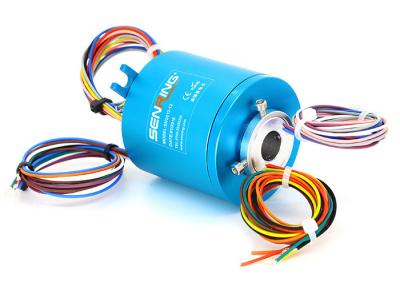 China 5000RPM Hollow Shaft High Speed Slip Ring Terminal hole 12.7mm OD 56mm for sale