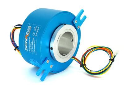 China Lightweight High Temperature High Speed Slip Ring 38.1mm Bore 12 Circuits 5A for sale