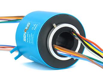 China 10A Current conductive High RPM High Speed Slip Ring OD 56mm for sale