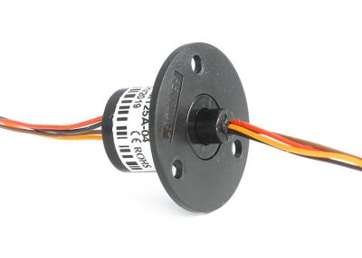 China Miniature 250rpm Conductive 6 Wire Capsule Slip Ring For Bomb Disposal Robot for sale