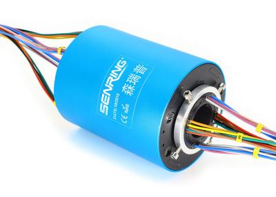 China Customized 30mm OD USB Through Hole Slip Ring 360° Rotating Conduction for sale
