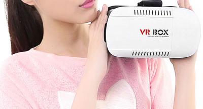 Китай 2016 стекел фактически реальности гуглят коробку 2,0 vr картона 3d с шлемофоном поколения vr 2-ым продается