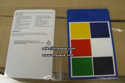 China High quality Germany color Football Fans face paint card for sale