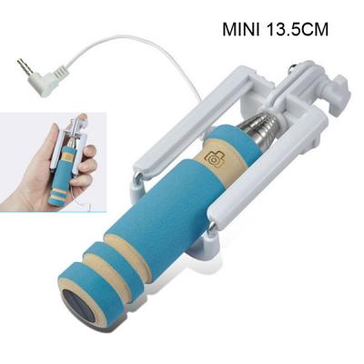 China Hot selling wired 13.5cm mini pocket monopod selfie-stick various color for sale