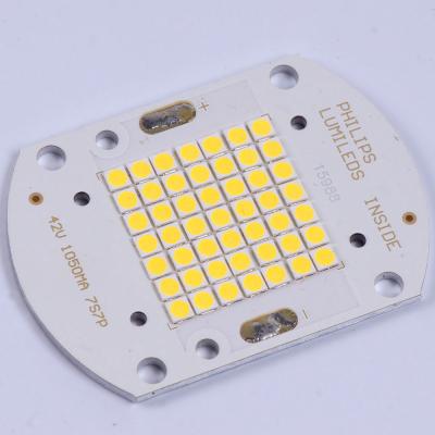 China DC42V 50W 1.6mm 2.0mm PCB LED Module High Power 6500LM Lamp for sale